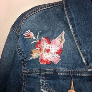 Avenue Denim Jacket with embroidery